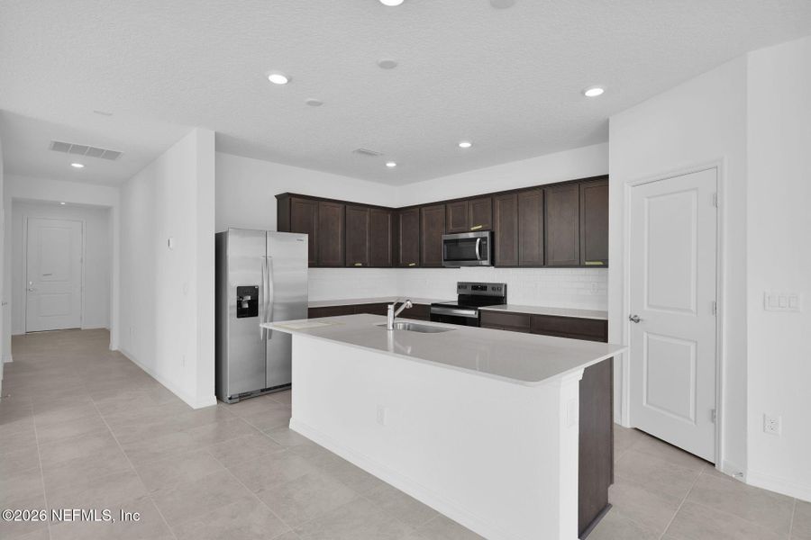 Furnished interior view inside a new home in Hyland Trail, Green Cove Springs (Image 4). Furnished interior view inside a new home in Hyland Trail, Green Cove Springs (Image 4).
