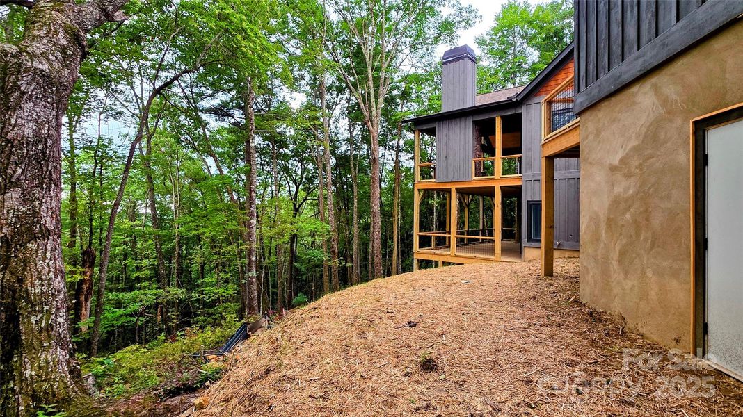 Exterior details and patio area of a home in , Sapphire (Image 18). Exterior details and patio area of a home in , Sapphire (Image 18).
