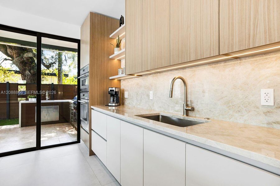 Furnished interior view inside a new home in , Miami (Image 17).
