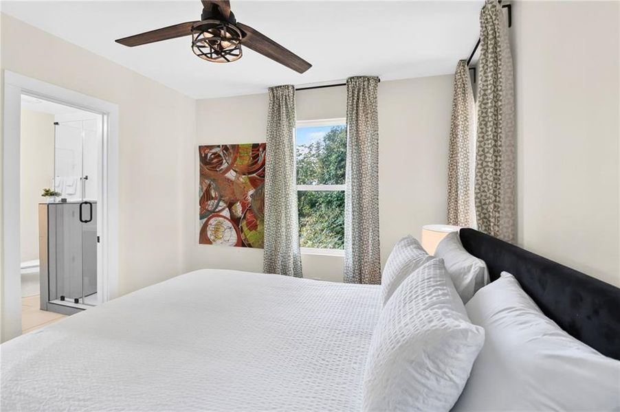Furnished interior view inside a new home in , Atlanta (Image 40).