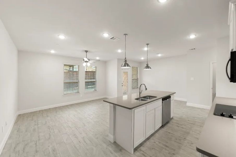 Front exterior of a new home in Sereno Oaks at Buckner Terrace, Dallas, TX, highlighting curb appeal (Image 22).