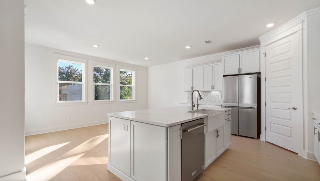 Furnished interior view inside a new home in Parkside, Santa Rosa Beach (Image 9). Furnished interior view inside a new home in Parkside, Santa Rosa Beach (Image 9).