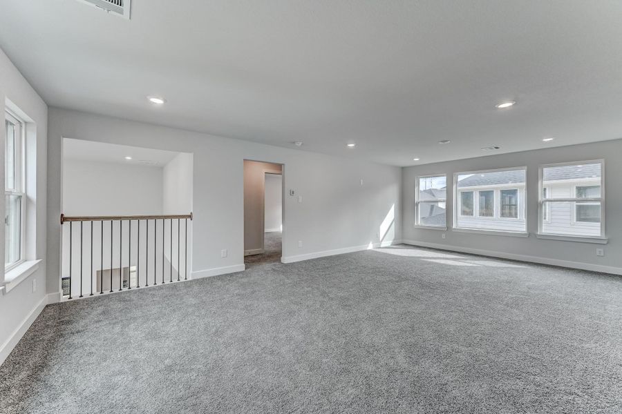 Spacious, unfurnished interior of a new home in , Cypress (Image 24).