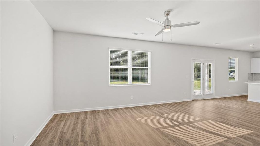 Spacious, unfurnished interior of a new home in Poplar Preserve, Newnan (Image 25). Spacious, unfurnished interior of a new home in Poplar Preserve, Newnan (Image 25).