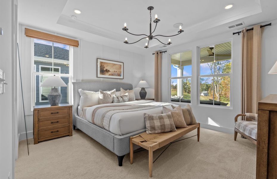Representative furnished interior of a home built from the Contour by Del Webb in Del Webb Greenville, Greenville (Image 10).