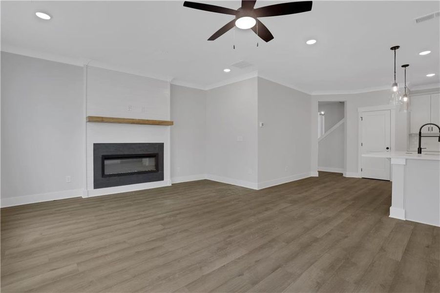 Spacious, unfurnished interior of a new home in Villas at Dawsonville Townhomes, Dawsonville (Image 18).