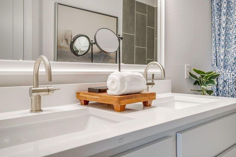 Furnished interior view inside a new home in Creekside, Royse City (Image 14). Furnished interior view inside a new home in Creekside, Royse City (Image 14).