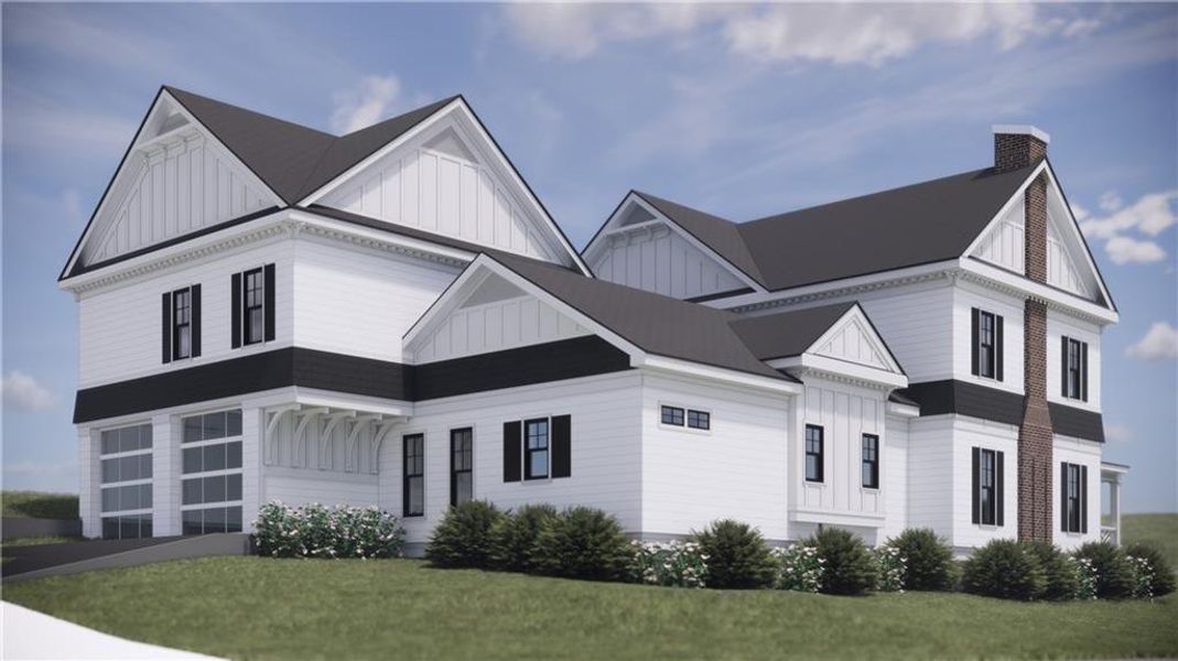 Front exterior of a new home in , Dacula, GA, highlighting curb appeal (Image 2). Front exterior of a new home in , Dacula, GA, highlighting curb appeal (Image 2).