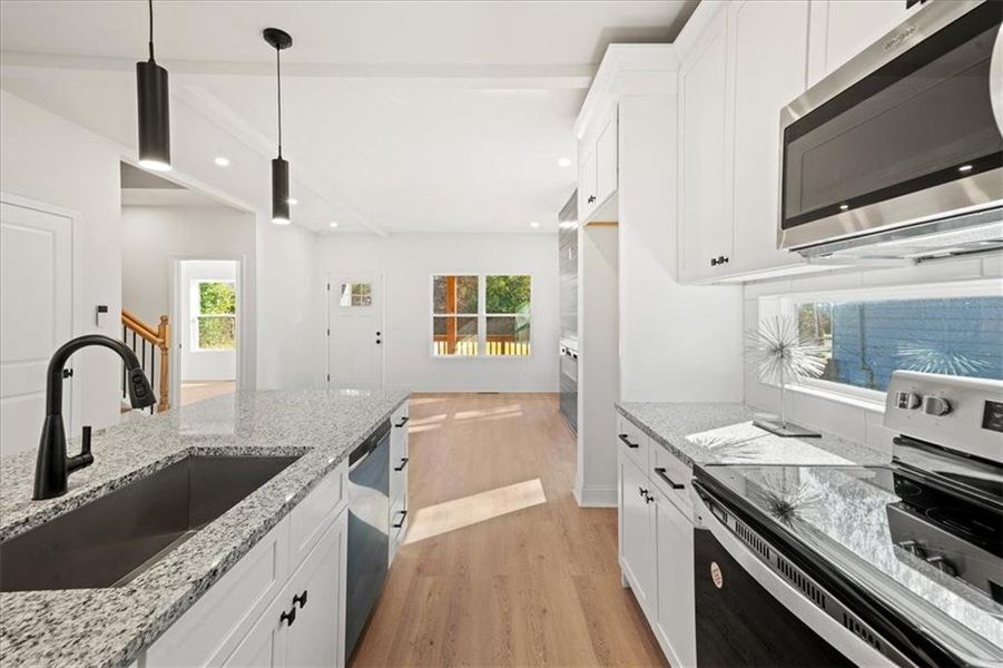 Furnished interior view inside a new home in , Atlanta (Image 12). Furnished interior view inside a new home in , Atlanta (Image 12).