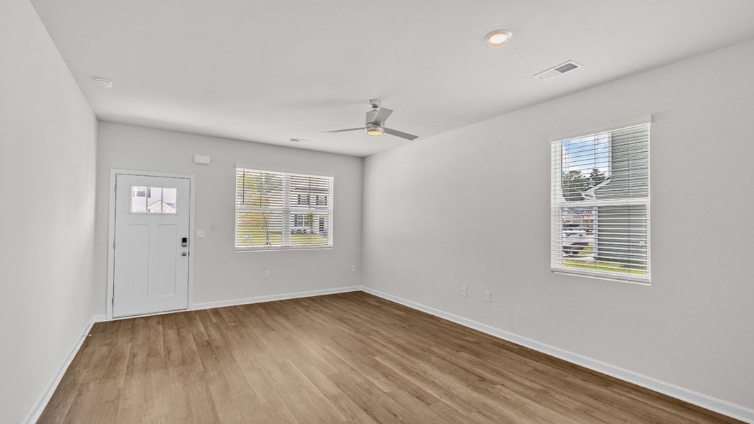 Spacious, unfurnished interior of a new home in Bellemeade Landing, Augusta (Image 18). Spacious, unfurnished interior of a new home in Bellemeade Landing, Augusta (Image 18).