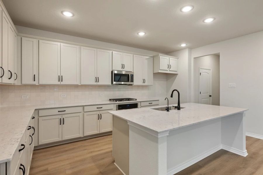 Furnished interior view inside a new home in Lariat, Liberty Hill (Image 8).