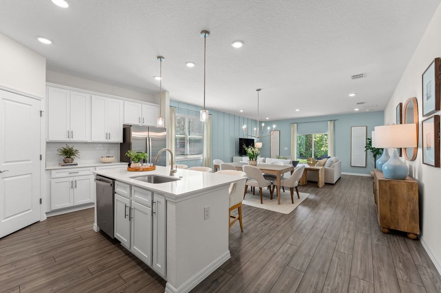 Representative furnished interior of a home built from the The Webber by Stanley Martin Homes in Kentucky Square, Sanford (Image 24).