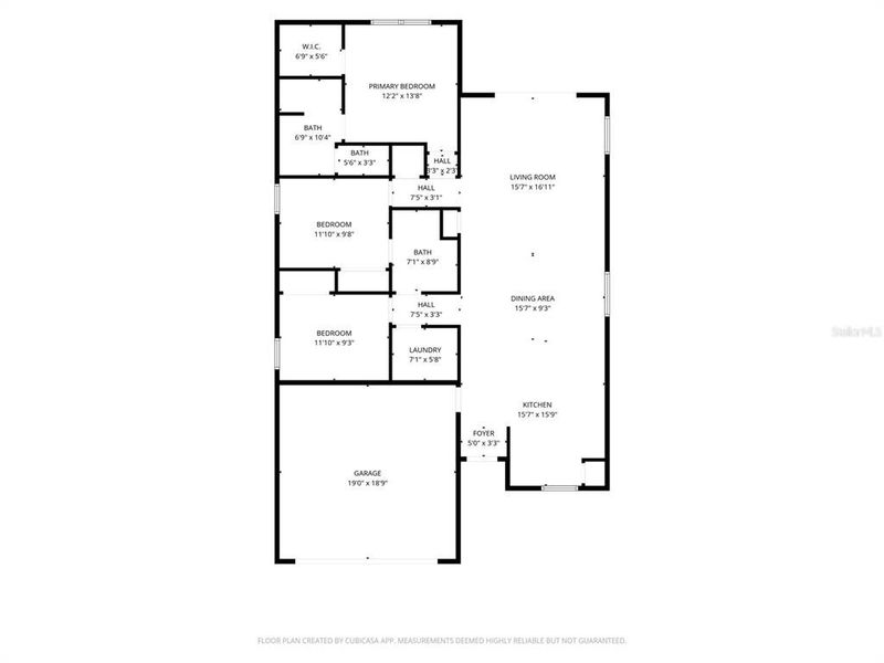 2D floor plan layout of this home in , Port Charlotte, FL (Image 5).