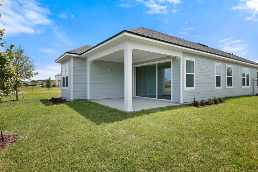 Representative exterior details of a home built from the Venice by Riverside Homes in Mariposa at EverRange, Jacksonville (Image 26).