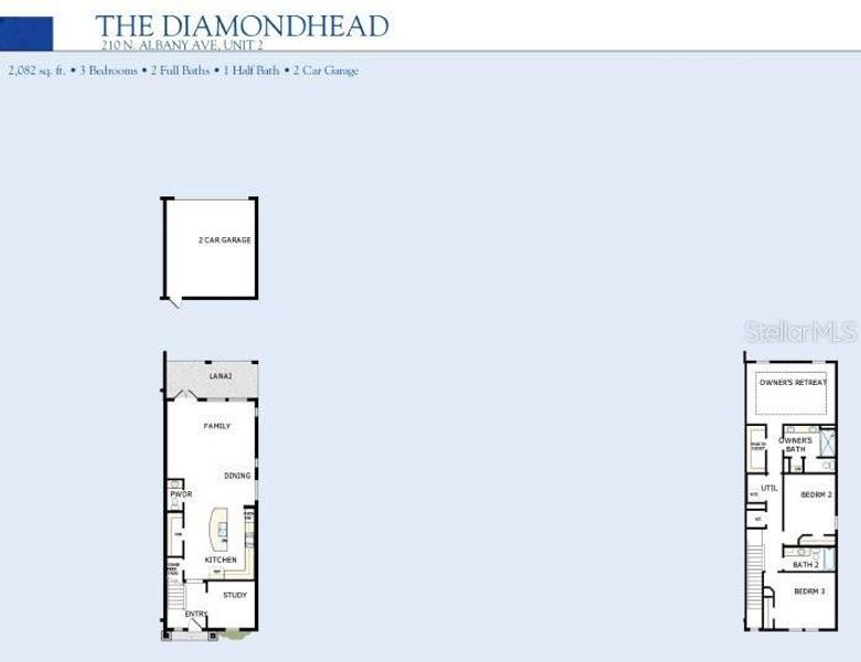 2D floor plan layout of this home in , Tampa, FL (Image 3).