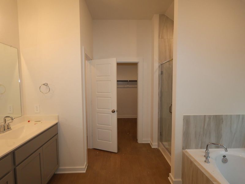 Furnished interior view inside a new home in Pinewood at Grand Texas, New Caney (Image 3).