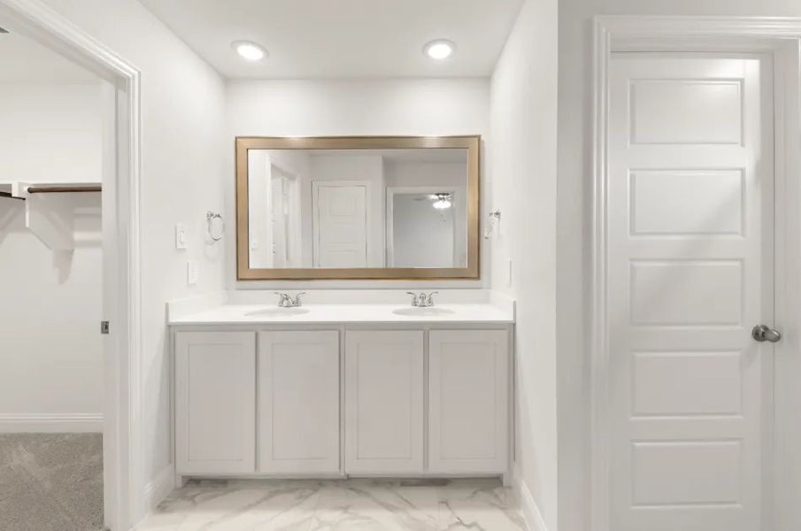 Front exterior of a new home in Sereno Oaks at Buckner Terrace, Dallas, TX, highlighting curb appeal (Image 8).