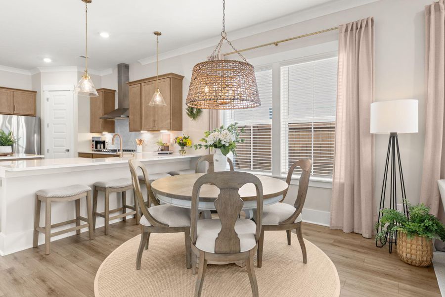 Furnished interior view inside a new home in Midtown at Nexton, Summerville (Image 10).