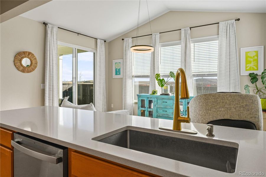 Furnished interior view inside a new home in Settler's Crossing, Commerce City (Image 6).