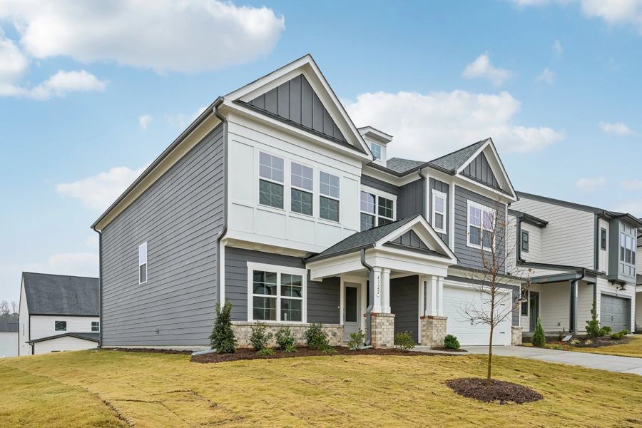 Exterior  - Sleek lines and bold contrast make a statement.