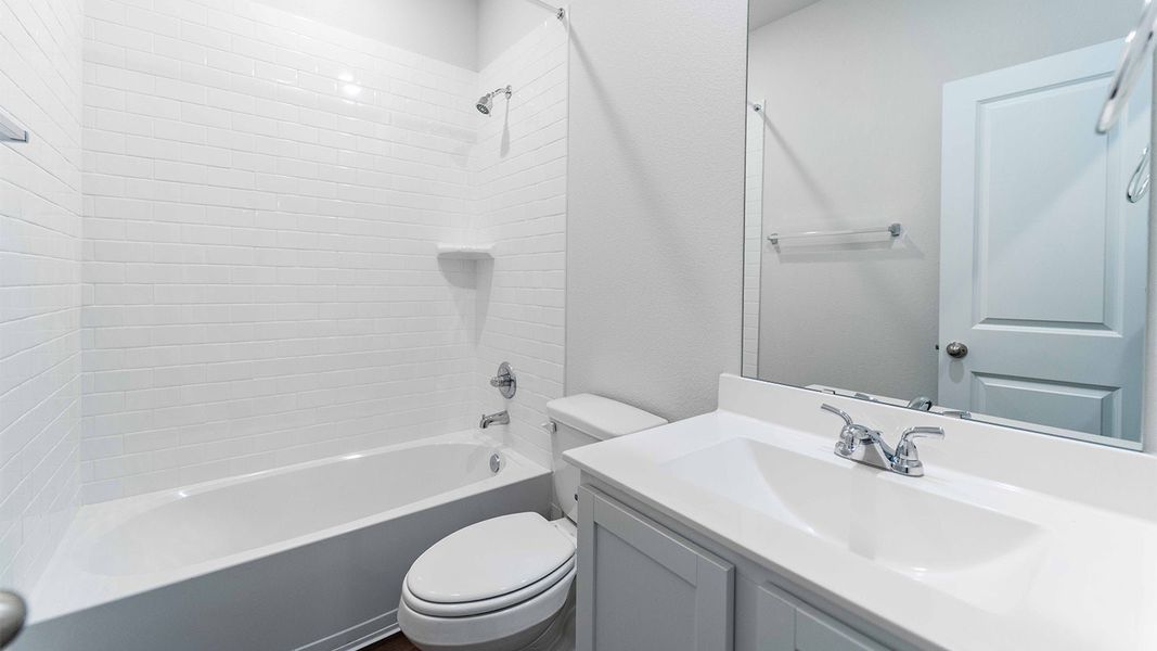 Furnished interior view inside a new home in Windrose Green, Angleton (Image 8).