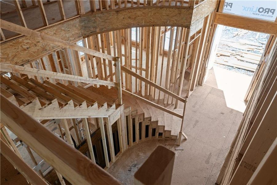 In-progress construction of a new home in , Fairburn, GA (Image 48).