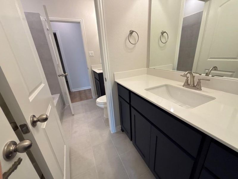 Furnished interior view inside a new home in Waterford Park, Weatherford (Image 6).