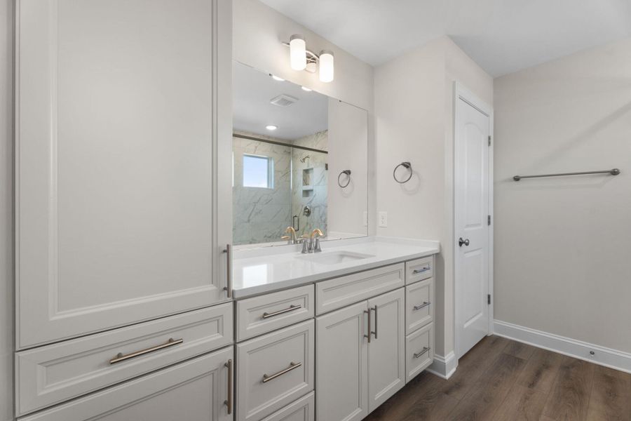 Furnished interior view inside a new home in Monterra, Kernersville (Image 15). Furnished interior view inside a new home in Monterra, Kernersville (Image 15).