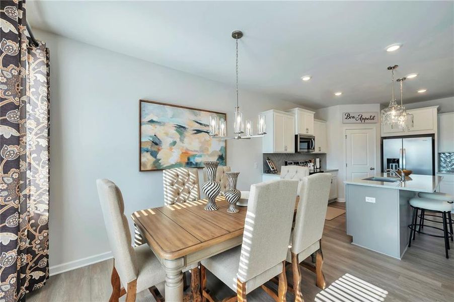 Furnished interior view inside a new home in , Calhoun (Image 15).