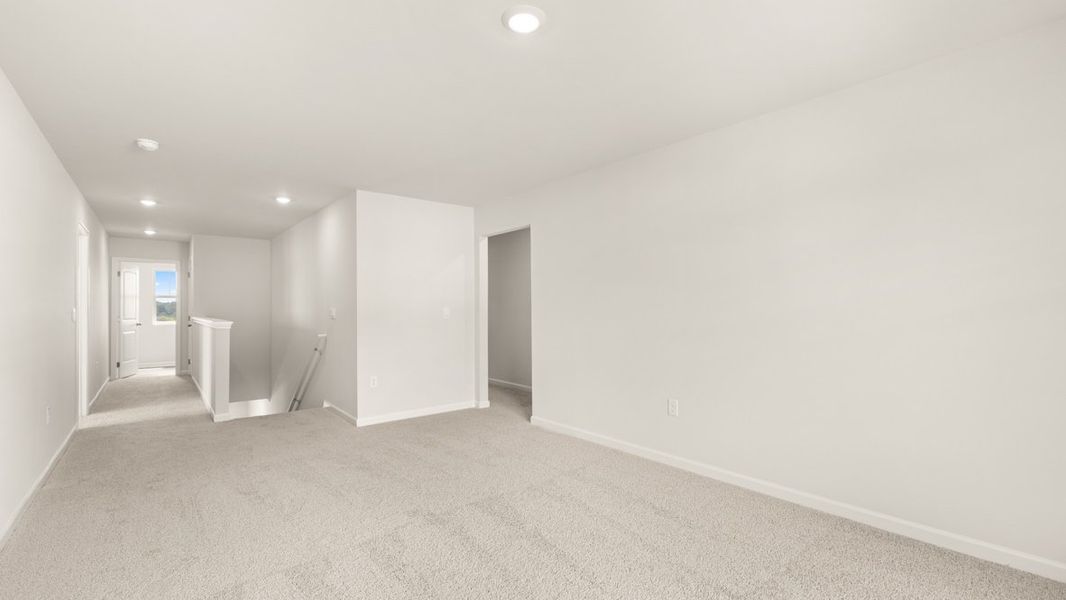 Representative unfurnished interior of a home built from the Halton by D.R. Horton in Liberty Crossing, Braselton (Image 24).