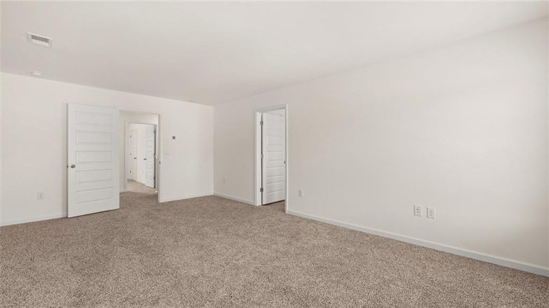 Spacious, unfurnished interior of a new home in The Preserve at Agricultural Village, Perry (Image 25). Spacious, unfurnished interior of a new home in The Preserve at Agricultural Village, Perry (Image 25).