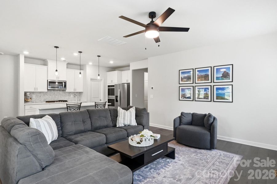 Furnished interior view inside a new home in , Charlotte (Image 14).