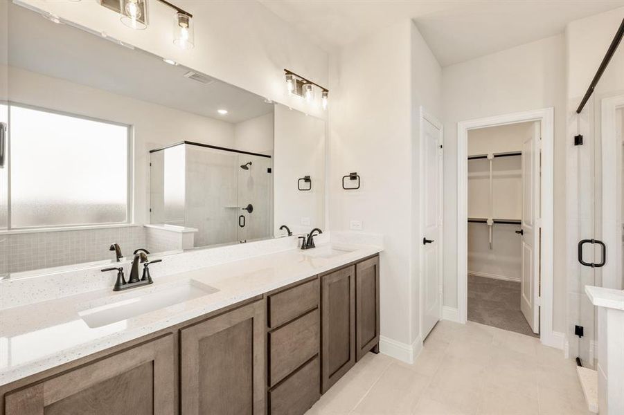 Furnished interior view inside a new home in The Retreat at North Grove 60, Waxahachie (Image 7).