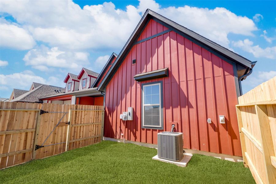 Exterior details and patio area of a home in , Sealy (Image 3).