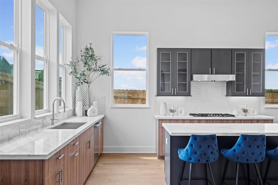 Furnished interior view inside a new home in Agave, Austin (Image 8).
