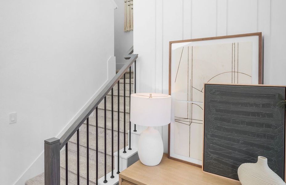 Representative furnished interior of a home built from the Fentress by Pulte Homes in Cameron Place, Austin (Image 10).