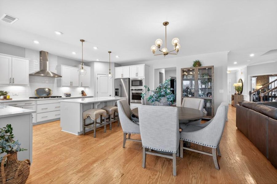 Furnished interior view inside a new home in Reunion, Flowery Branch (Image 19).