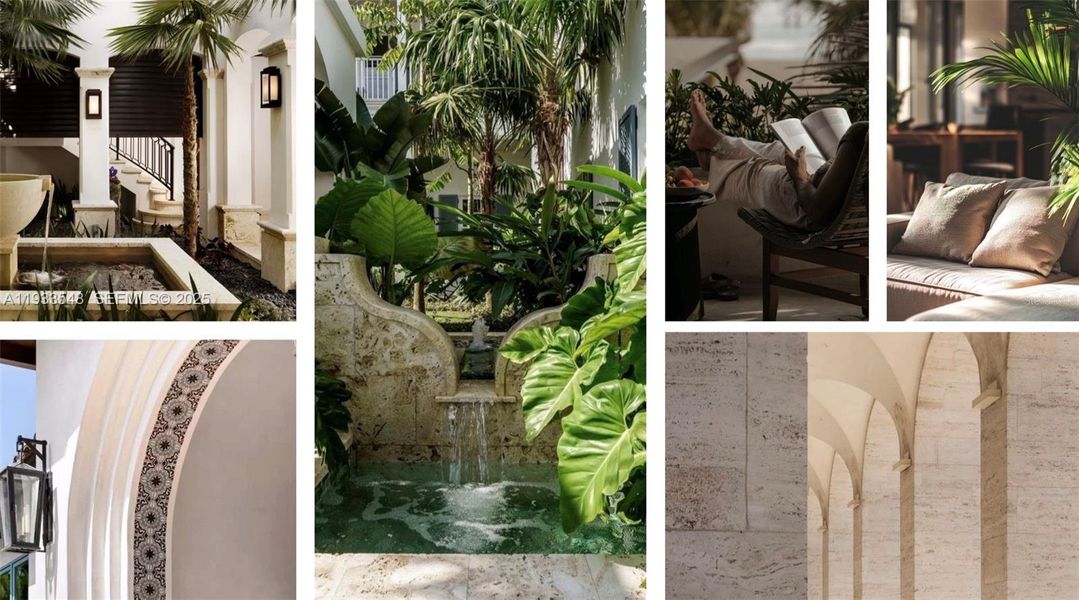 Conceptual plan by our world class interior design team provides a preview of the envisioned outdoor spaces and refined lifestyle planned for Mira Mar, shown for inspiration and design intent only. Conceptual plan by our world class interior design team provides a preview of the envisioned outdoor spaces and refined lifestyle planned for Mira Mar, shown for inspiration and design intent only.