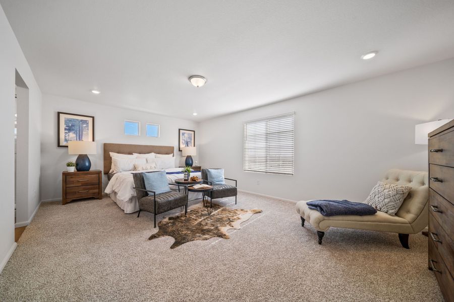 Furnished interior view inside a new home in Green Valley Ranch, Aurora (Image 18).