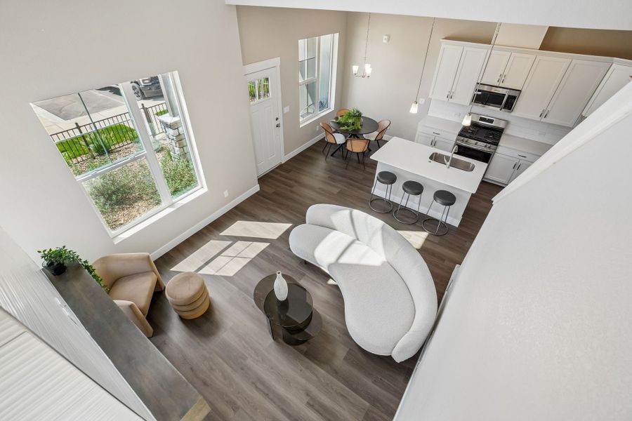 Representative furnished interior of a home built from the The Telluride by Landmark Homes in Wilder at Timnath Ranch, Timnath (Image 11).
