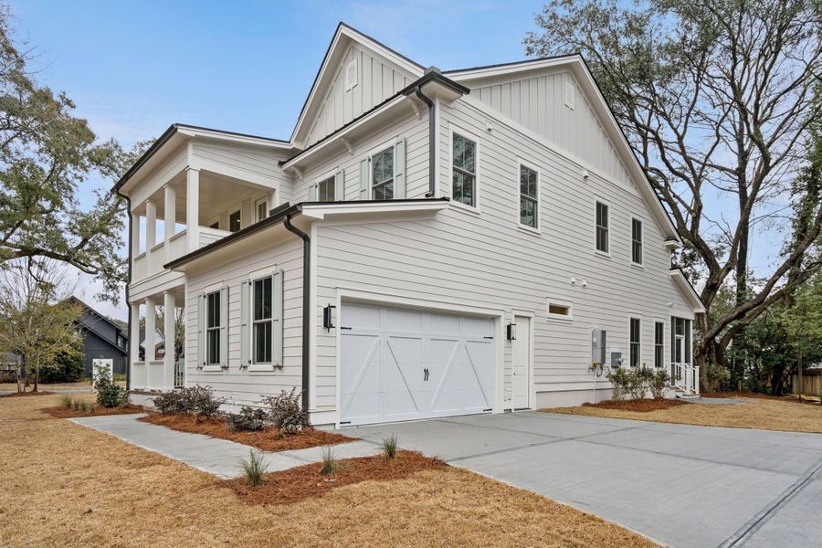 Front exterior of a new home in , Mount Pleasant, SC, highlighting curb appeal (Image 33).