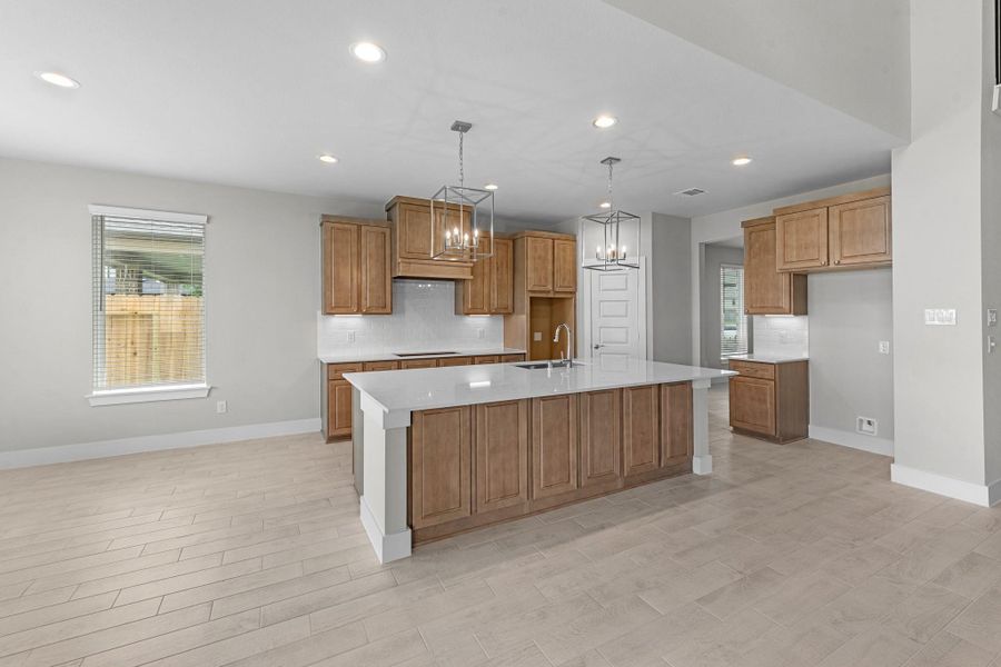 Furnished interior view inside a new home in Morton Creek Ranch, Katy (Image 5).
