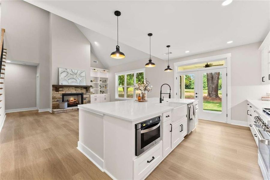 Furnished interior view inside a new home in , Cumming (Image 15). Furnished interior view inside a new home in , Cumming (Image 15).