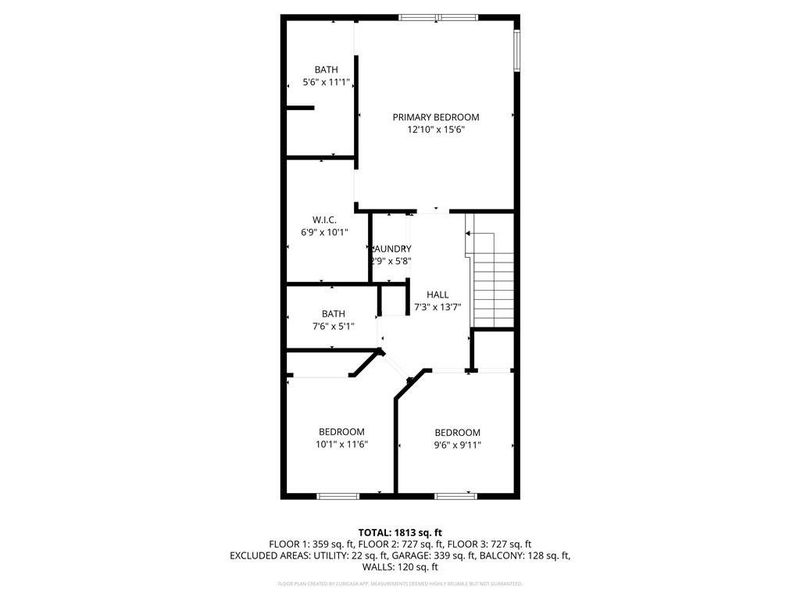 2D floor plan layout of this home in Waverly at Buice Lake, Acworth, GA (Image 27). 2D floor plan layout of this home in Waverly at Buice Lake, Acworth, GA (Image 27).