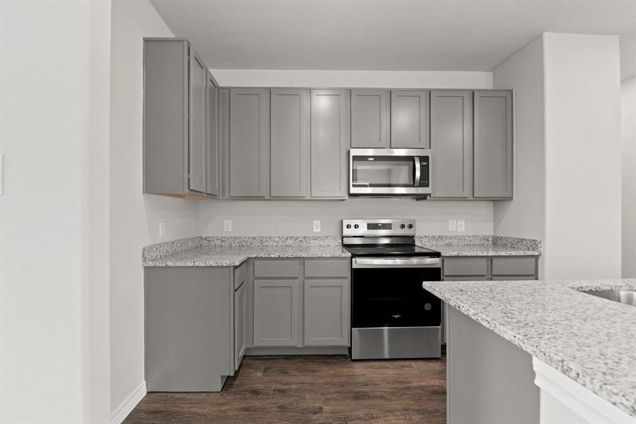 Furnished interior view inside a new home in Deer Creek, Crowley (Image 4).