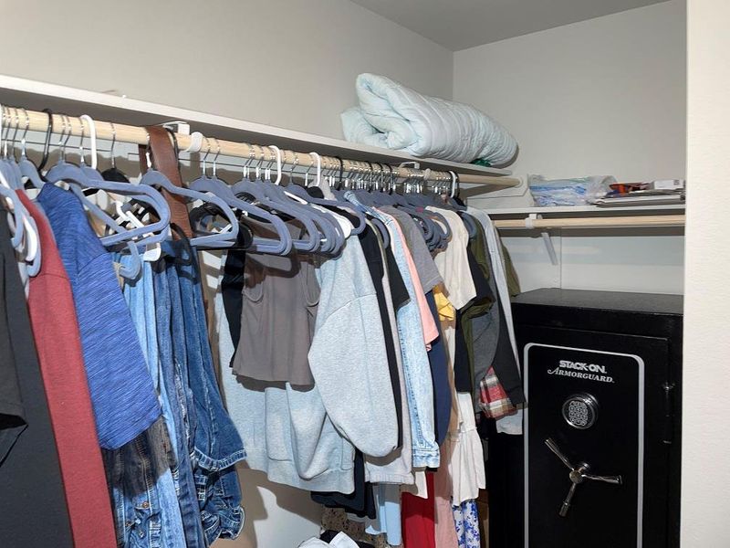 View of spacious closet