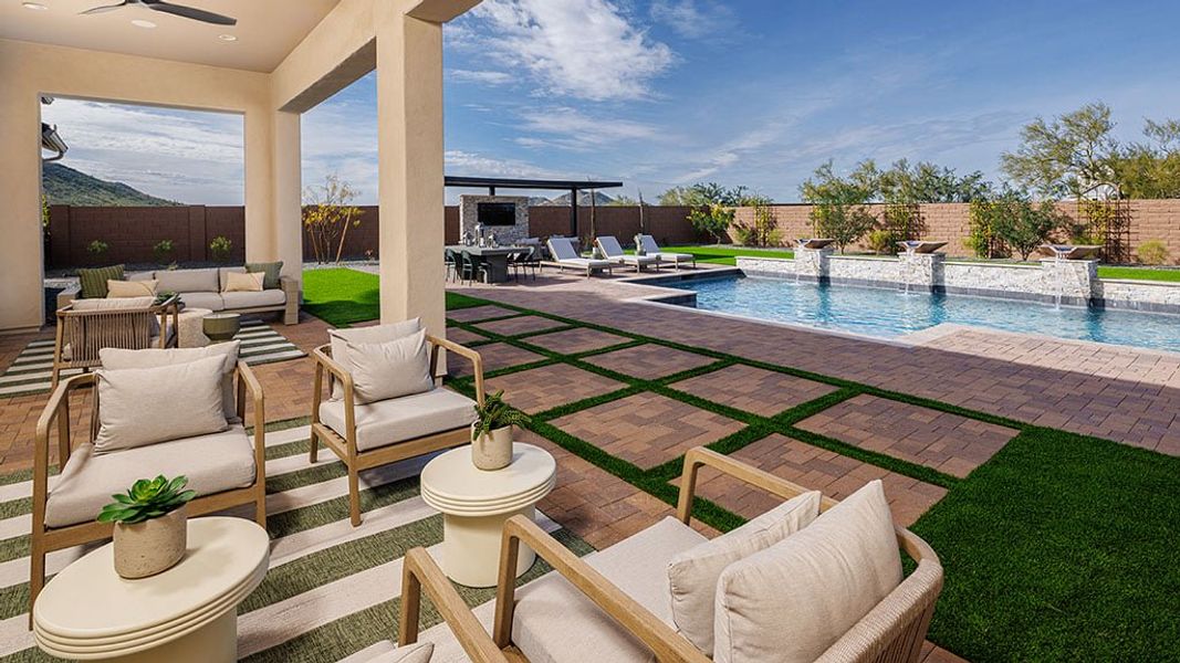 Representative exterior details of a home built from the Alder by Taylor Morrison in Verdin Capstone Collection, Phoenix (Image 3).