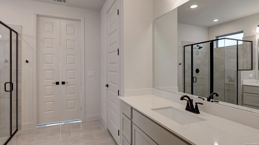 Furnished interior view inside a new home in VIDA, San Antonio (Image 15).
