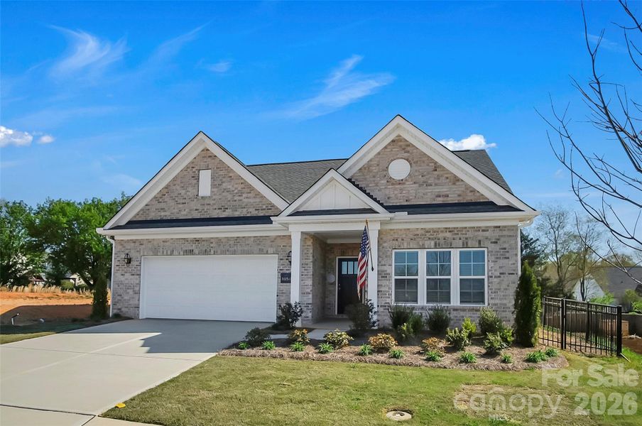 Front exterior of a new home in , Gastonia, NC, highlighting curb appeal (Image 22). Front exterior of a new home in , Gastonia, NC, highlighting curb appeal (Image 22).