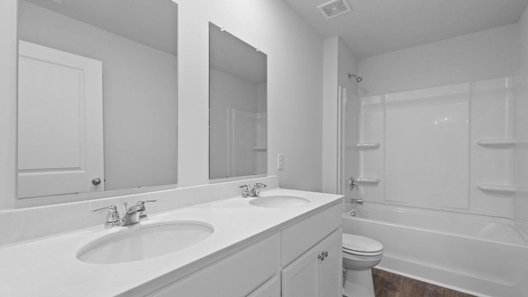 Furnished interior view inside a new home in Lakeview at Kitfield, Moncks Corner (Image 9). Furnished interior view inside a new home in Lakeview at Kitfield, Moncks Corner (Image 9).